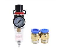 1pc AFR-2000 Pneumatic Filter Air Treatment Unit Pressure Regulator Compressor Reducing Valve Oil Water Separation AFR2000 Gauge