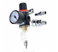 1pc AFR-2000 Pneumatic Filter Air Treatment Unit Pressure Regulator Compressor Reducing Valve Oil Water Separation AFR2000 Gauge