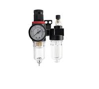 1PC AFR2000 AFC2000 G1/4" Air Filter Regulator Combination Lubricator,FRL Two Union Treatment Oil Water Separation AFC-2000 (Color : AFC2000 Black)