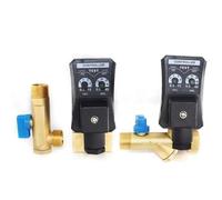 1pc Air Compressor Accessories, Electronic Drain Valve, Copper Solenoid Valve, Water Outlet va-lve(4)