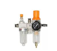 1PC Air Compressor Filter Regulator Oil Water Separator Trap Filtrate Regulator Valve Automatic Drain Lubricator Pressure Gauge