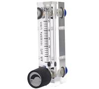 1PC Air H2O Flow Meter Nitrogen Gas Flowmeter with Control Valve 0.1/0.2/0.3/0.4/0.5/10/16/20/25/30/35/40-1000ml/L/min(H2O,1-10 L-MIN)