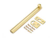 1pc All Copper Slide Door Bolt - 2-8in Solid Copper Latch for Bedroom, Barn Door, Cupboards, and Workshop Security(Gold,6in)
