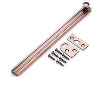 1pc All Copper Slide Door Bolt - 2-8in Solid Copper Latch for Childproofing & Security - Versatile Invisible Door Lock(Red Patina,8in)