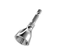 1pc Alloy Blade Thread Edge Angle Outer Circle Chamferer Deburring Drill Bit Tungsten Steel Thread External Chamfer Tool(Silver)