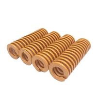 1pc Alloy Steel Yellow Spring Light Load Spring Die Spring Od8-20mm Id 4-10mm, 80mm, 20mm 1pc
