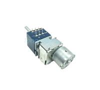 1pc ALPS RK27 5KA/10KA/20KA/50KA/100KA Rotary Potentiometer with Motor Volume HiFi Stereo Amplifier Dual-unit 6Pins(100KAx2)