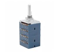 1pc ALPS RK27 Type 10KA 20KA 50KA 100KA X4 Half Handle Shaft Quad Balanced Four-channel Audio Volume Potentiometer(100KAx4)