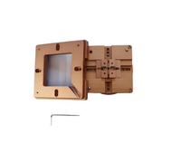 1pc Aluminium Alloy BGA Reballing Kit 90 * 90mm Solder Station Magnetism Lock with Hand Shank 10/PCS 90mm BGA Universal Stencils(Package B)