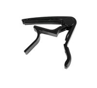 1pc Aluminium Alloy Silver Quick Change Clamp Key Acoustic Classic Guitar Capo for Tone Adjusting Guitar (Size : BLACK)