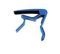 1pc Aluminium Alloy Silver Quick Change Clamp Key Acoustic Classic Guitar Capo for Tone Adjusting Guitar (Size : BLUE)