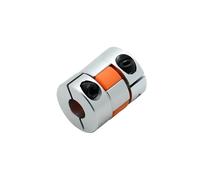 1pc Aluminium Plum LF20*25 Coupler 2 Jaw Flexible Shaft Coupling D20 L25 Motor Connector For Cnc 3d Printer(4mmX6 35mm)