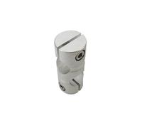 1pc Aluminum Alloy Cylinder Fixing Clamp Cross Axis Bracket Strut Optical Block Steel Pipe Connecti Stainless IDGTTLDF(16-16)
