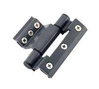 1Pc Aluminum Alloy Door and Window Broken Bridge Hinge Insulation Folding Hinges Furniture Hardware Tight Secure(Grey-100mm)