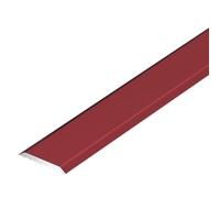 1pc Aluminum Alloy Floor Transition Strip - Self-Adhesive Seam Cover for Smooth Carpet to Tile Transitions(Red)