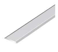 1pc Aluminum Alloy Floor Transition Strip - Self-Adhesive Seam Cover for Smooth Carpet to Tile Transitions(Silver)