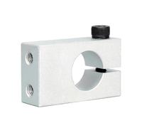 1pc Aluminum Alloy Shaft Fixing Bracket Pillar Fixing Clamp with Threaded Parallel Guide Shaft Support Pipe Clamp Bearing Housing(FXLU-25)