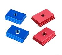 1pc Aluminum Alloy T Track Slider with M6 M8 Thread for Woodworking Tool Use on Table Saws Drill Presses and Band Saws (M6 Blue)