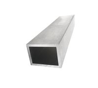 1pc Aluminum Alloy Tube Length 495mm, Lightweight AL Square Pipe Profile for Interior Decorating(80x80x1.5mm)