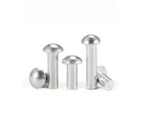 1pc Aluminum Round Head Rivets DIN660 - M2, M2.5, M3, M4, M5, M6, M8 - Lightweight & Corrosion-Resistant Fasteners(1000 M2.5 x 4mm)
