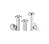 1pc Aluminum Round Head Rivets DIN660 - M2, M2.5, M3, M4, M5, M6, M8 - Lightweight & Corrosion-Resistant Fasteners(1000 M2.5 x 6mm)