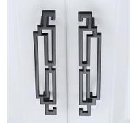 1PC Ancient Chinese Style Furniture Handle Zinc Alloy Gold Copper Cabinet Handle Drawer Pull Knob Door Pull Furniture Hardware(C 128MM)