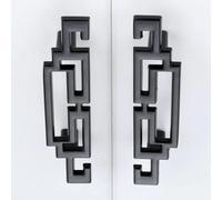 1PC Ancient Chinese Style Furniture Handle Zinc Alloy Gold Copper Cabinet Handle Drawer Pull Knob Door Pull Furniture Hardware(A 64MM)