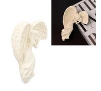 1pc Angel Door Frame Decoration, Left or Right Door Corner Angel Wing Wall Decor Angel Statue, Angel Figurine for Home Living Room, Bedroom, Office - Angel Wing Decoration (Left