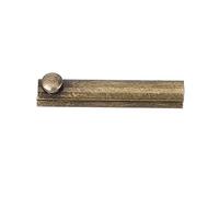 1pc Antique Brass Surface Bolt Latch - & Pet Proof Sliding Lock for Doors, Cabinets, and Windows(Antique Bronze,3in)