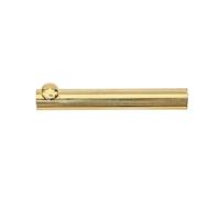 1pc Antique Solid Brass Surface Bolt Latch - and Pet Proofing Door & Window Lock, Versatile Security Slide Bolt for Home(Copper Bright,4in)
