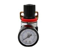 1pc AR2000 G1/4'' Pneumatic Mini Air Pressure Relief Control Compressor Regulator Treatment Units Valve with Gauge Fitting(AR2000 10mm Fitting)
