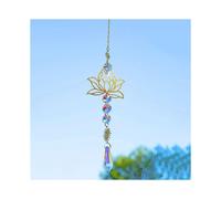 1Pc Artificial Crystal Suncatcher Charm Handmade Applicable Home Wind Chime Pendant Outdoor Garden A