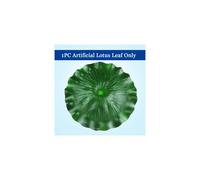 (1PC Artificial Lotus Leaf Only) Solar Powered Fountain | Solar Bird Bath Pump Free Get Luminous Stone