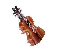1PC Artistic Violin Shape Hair Clip Premium Acetate Construction Comfortable Hold Unisex Hair Accessories Suitable for Various Hairstyles