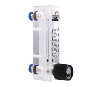 1pc AT19-4T 0.1-1L/MIN Acrylic Variable Area Flow Meter Adjustable Panel Mount Gas Rotameter Air Flow Rate Controller
