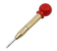 1pc Automatic Center Pin Punch Woodworking Tools Spring Loaded Marking Metal Drill Bits Wood Press Dent Marker Tool(Gold1)
