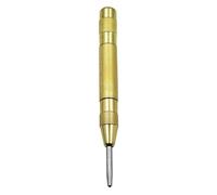 1pc Automatic Center Pin Punch Woodworking Tools Spring Loaded Marking Metal Drill Bits Wood Press Dent Marker Tool(Gold)