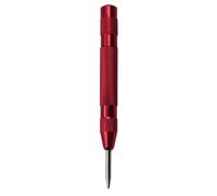 1pc Automatic Center Pin Punch Woodworking Tools Spring Loaded Marking Metal Drill Bits Wood Press Dent Marker Tool(Red)