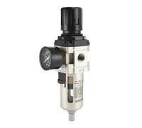 1pc AW2000-02 1/4 Pneumatic air pressure regulator oil-water separator compressor air filter controller Regulating Regulator Trap(PC-4MM Fittings)