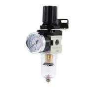 1pc AW2000-02 1/4 Pneumatic air pressure regulator oil-water separator compressor air filter controller Regulating Regulator Trap(No spare parts)