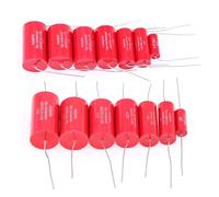 1PC Axial MKP Capacitor Audio 250V 400V 630V 4.7UF/400V 10UF 1.0UF 1.5UF 6.8UF 8.2UF Frequency Dividing Capacitance IDGTTLDF(100UF 250V 1PC)