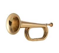 1pc B Flat Bugle Call Trumpet Brass Cavalry Horn for School Band Cavalry Orchestra