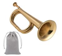 1pc B Flat Bugle Call Trumpet Cavalry, B Flat Military Cavalry Scouting Trumpet Bugle For School Band Cavalry Beginner Military Orchestra