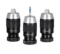 1pc B10 B12 B16 B18 B22 JT6 MT2 MT3 MT4 MT Morse Automatic Drill Chuck Self-Tightening Drill Chuck Collet Tool Holder Bracket Tool(B12(1-10mm))