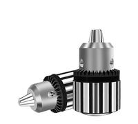 1pc B10 B12 B16 B18 B22 SAN OU High Quality Manual Chuck Drilling Steel Shell Three Jaw Taper CNC Machine Tool Accessory Chuck(B10(0.6-6MM))