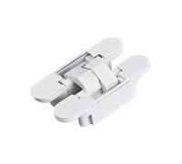 1pc B110 Hidden Hinge Suitable for Wooden Door Thickness 35 45mm 180 Degree Adjustable Invisible(White)