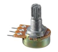 1pc B500 500 Ohm 3 Terminals Single Linear Rotary Taper Potentiometer(1PC)