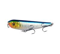 1pc Bait Micro-pencil Floating Water Surface Department Running Freshwater Horse Mouth White Strip Fake Bait(5)
