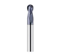 1pc Ball End Milling Cutter Tungsten Carbide CNC Router Bit Tool 2 Flute Lathe Machine Nose Mills(HRC45,R4xD8x60L)
