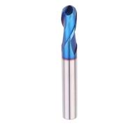 1pc Ball Nose End Mill Tungsten Carbide Cutter CNC Router Bit Milling Tool R0.5 R1 R2 R3 R4 R5 6mm 8mm 10mm Shank HRC55 65 2 Flute(HRC65,R4XD8X16X100L)